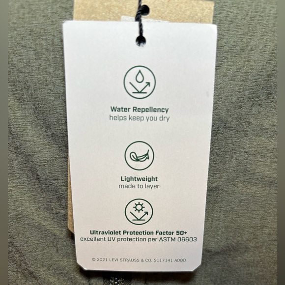 Signature by Levi Strauss and Co. Lightweight Parka water repellency & Uv protec - Picture 9 of 12